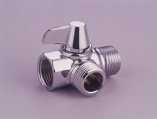 Inverseur de flux en laiton massif Made to Match, Chrome poli