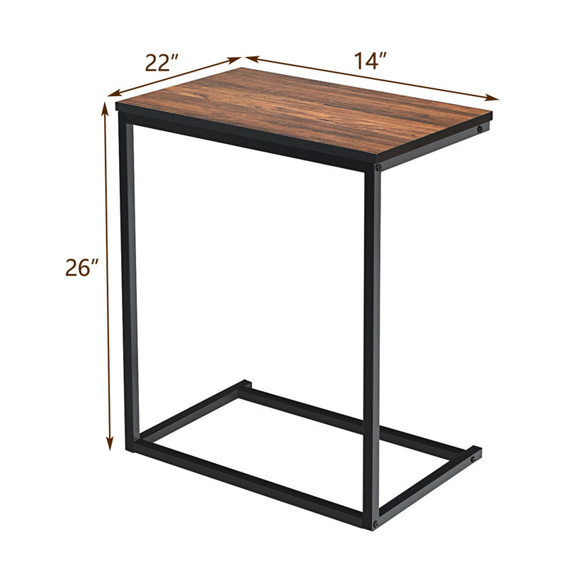Table de bout Louella C Table, Dark Brown