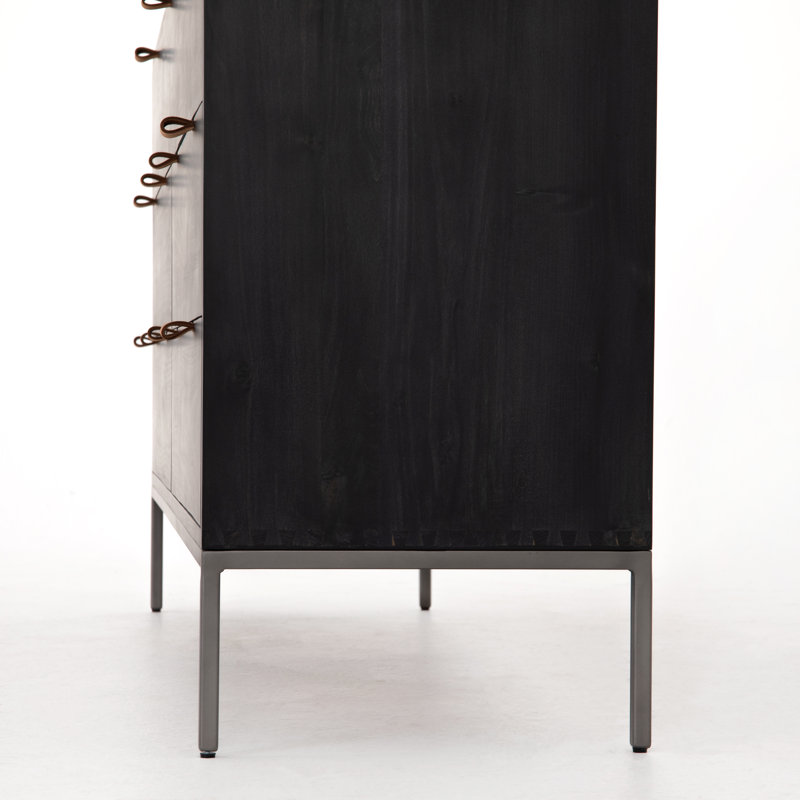 Trey 7 - Drawer Dresser, Black Wash Poplar