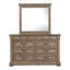 Commode 9 tiroirs avec miroir Laniel
