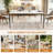 63"x32" Rectangular Sintered Stone White Dining Table Top