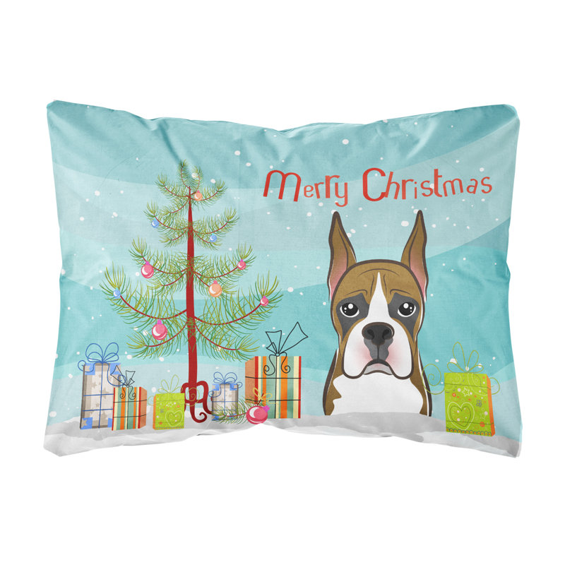  Coussin décoratif intérieur / extérieur Christmas Tree and Boxer