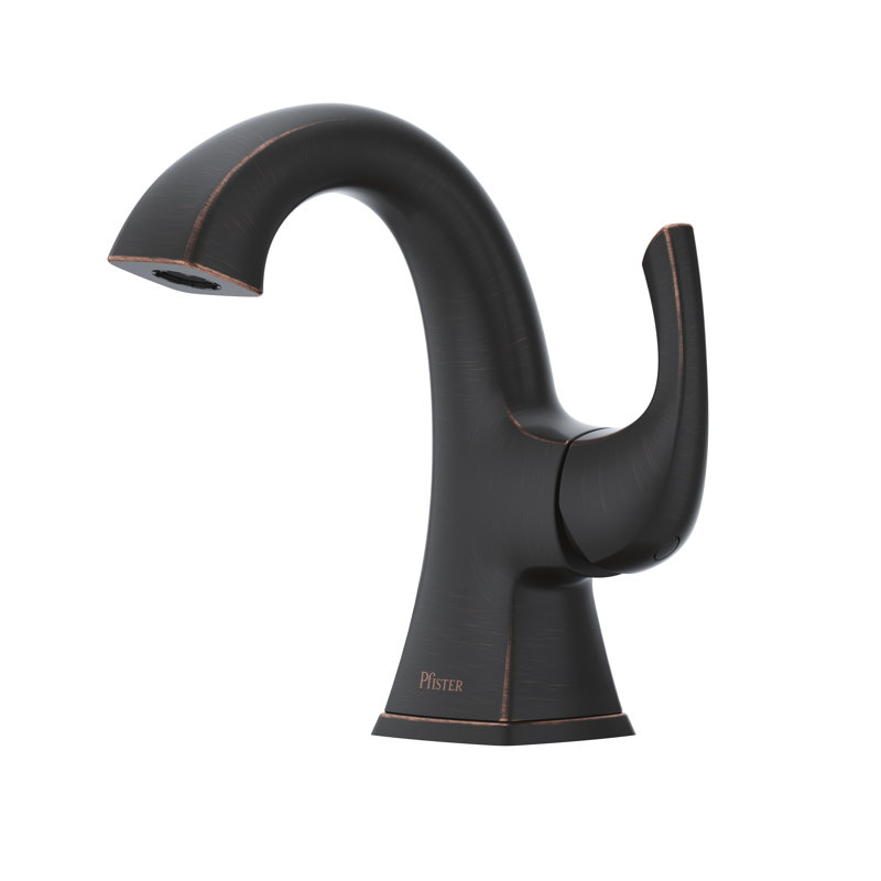 Bronson Single Hole Bathroom Faucet with Drain Assembly, Tuscan Bronze