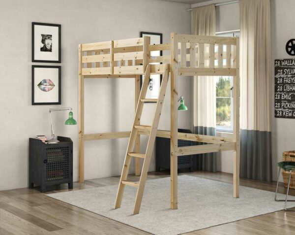 Frasher High Sleepers with Built-in Ladder Included, Single (3')