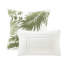 Édredon 6 pièces pour très grand lit avec jupe de lit et taies décoratives, impression tropicale, broderie sur coussins, coton lavable à la machine, y compris les coussins décoratifs