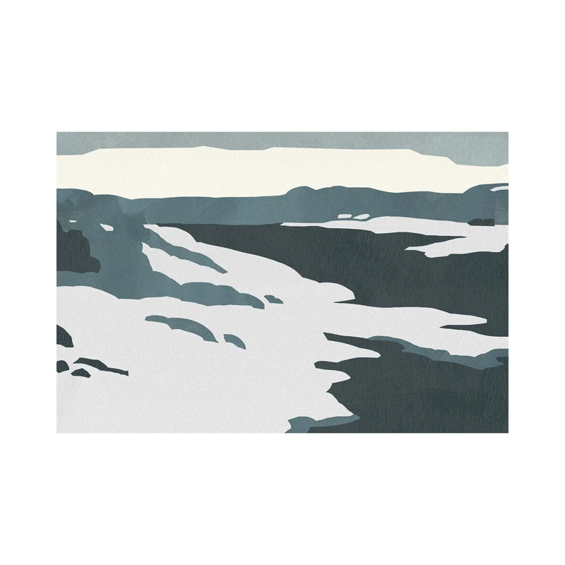 Cutter Island III by Jacob Green - Wrapped Canvas Painting, 20.32 cm H x 30.48 cm W