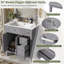 Meuble-lavabo 30 po avec lavabo en céramique-835660113