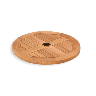 Tortuga Outdoor Wood Lazy Susan