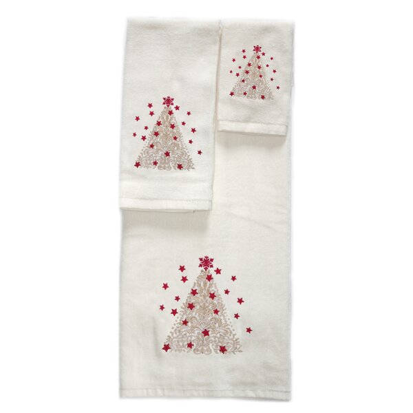 Jingle All the Way Tea Towel - Linen and Ivory