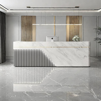 110.23” Modern Writing Desk, Computer Table & Front Desk