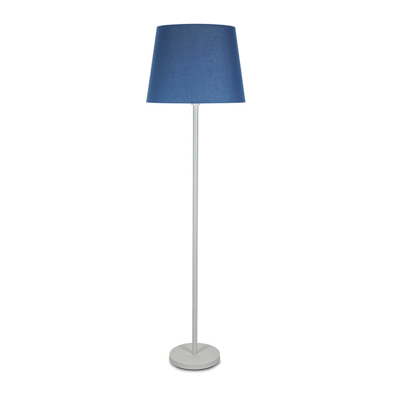 Romeir 148cm Matte Traditional Floor Lamp, Navy Blue