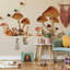 Adhésif décoratif champignon géant