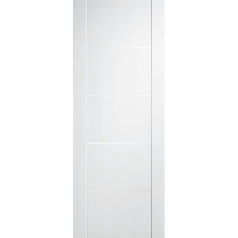 Vancouver Primed White Internal Fire Door FD60, 1981mm H x 838mm W x 54mm D
