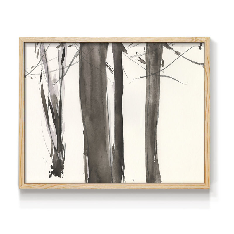 Under the Winter Tree I - Reproduction encadrée - Restickable, H 8 po x l 10 po, Naturel