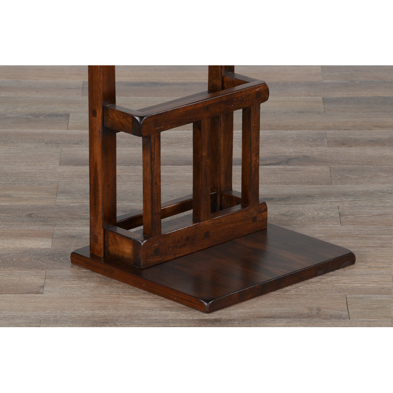 Felicia  End Table, Dark Chocolate