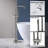 Topcraft Single Handle Floor Mounted Freestanding Tub Faucet with Handheld Shower, Brushed Nickel-51724473