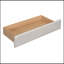 Lit plateforme tapissier avec lampes de lecture, tiroirs, lit gigogne et tablettes-288571059
