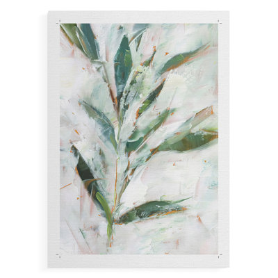 Étude de feuillage tropical I - impression sur toile seulement - non encadrée