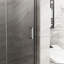 Porte de douche en verre trempé 34 po x 72 po. Finition. Balançoire pivotante de 1/4 po. Pliable pour une utilisation dans la salle de bain. Rouille et corrosion. Joints d'étanchéité à l'épreuve des fuites d'eau. Pivot de 180 po. Installation simple 72 po.-124069863