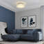 Thayer Glass Flush Mount