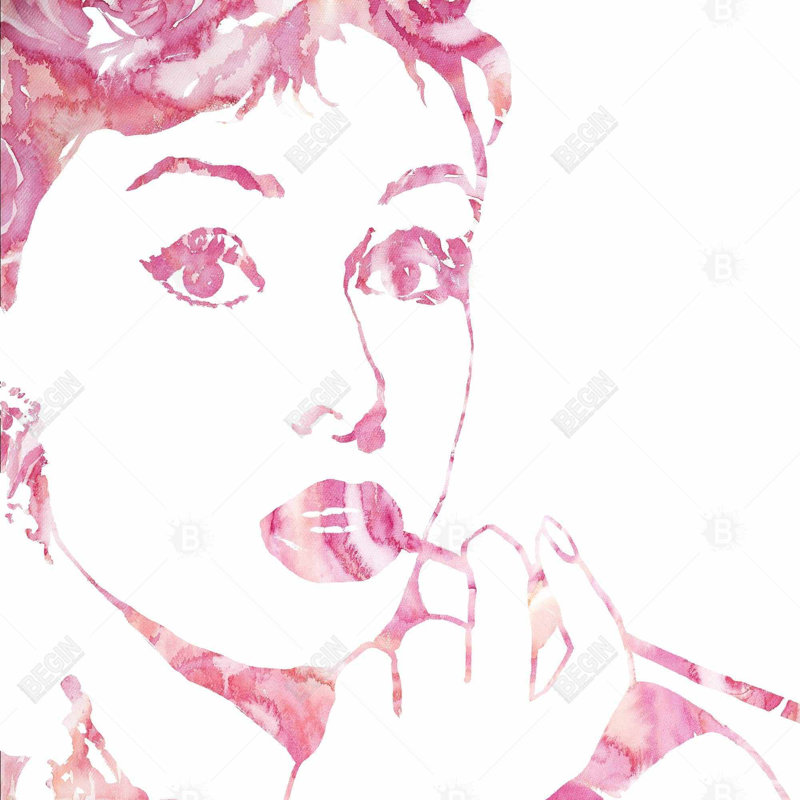 " Glamor Audrey Hepburn "