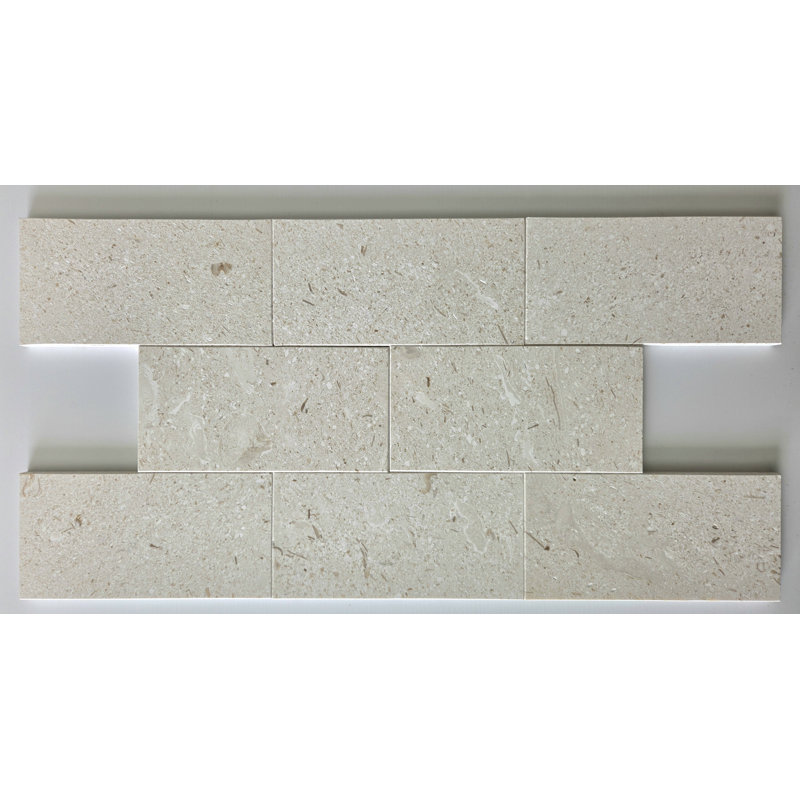 3 in. x 6 in. Limestone Tile