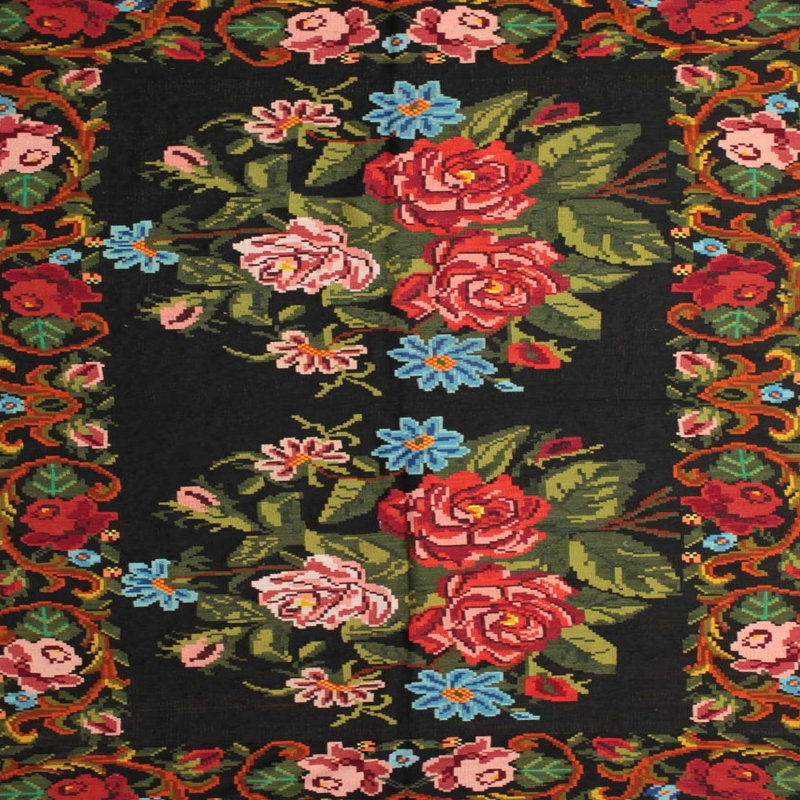 Damase Oriental Indoor Rug, Square 3'
