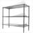 Standard silhouette heavy duty adjustable wire shelving unit, set of 2 3-tier steel storage rack, matte black, 1050lbs total load capacity, 47 inch assembled length