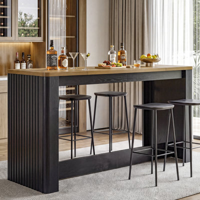 67" Rectangle Bar Table