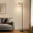 71'' Arched/Arc Rattan Floor Lamp