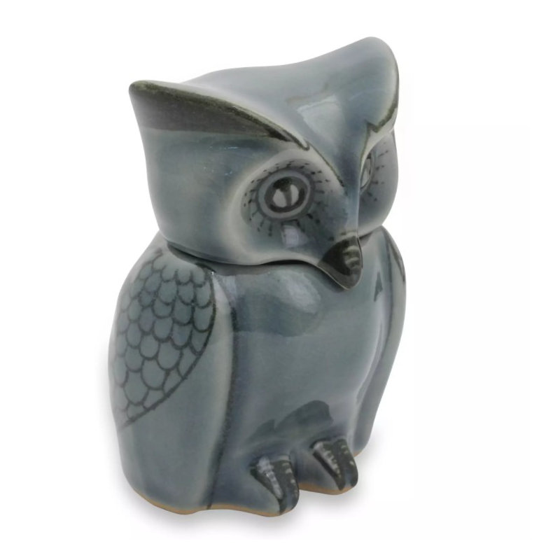 Pot de rangement hibou