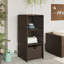 Garden Storage Cabinet 50X55x115 Cm Poly Rattan-547737714