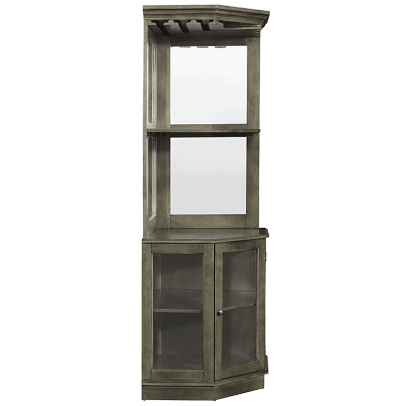Gennevieve Bar Cabinet By RAM Game Room, Gray