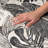 Premium Machine Washable Dream Shag ADS211 Large Leaves Rug-801937046
