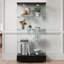 Vitrine moderne en verre avec 2 grands tiroirs-232972423