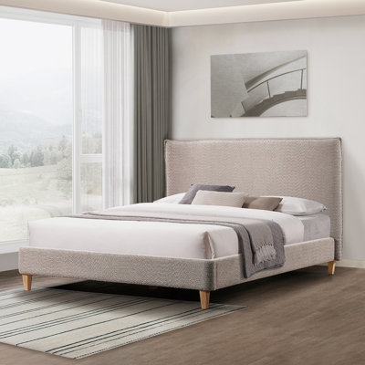 Lit plateforme tapissier Vireo