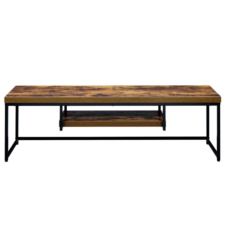 Multifunctional 1-shelf TV Stand Spacious Storage Space
