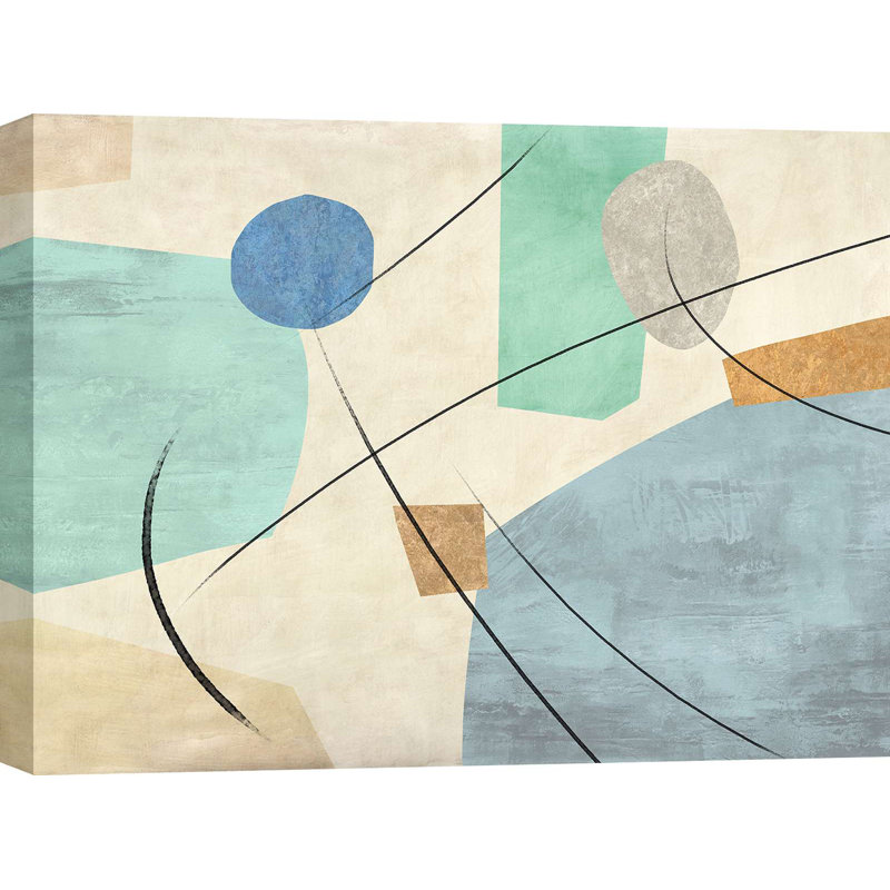 Abstract Friendship by Sven Dorn - Wrapped Canvas Print, 70cm H x 100cm W x 4cm D