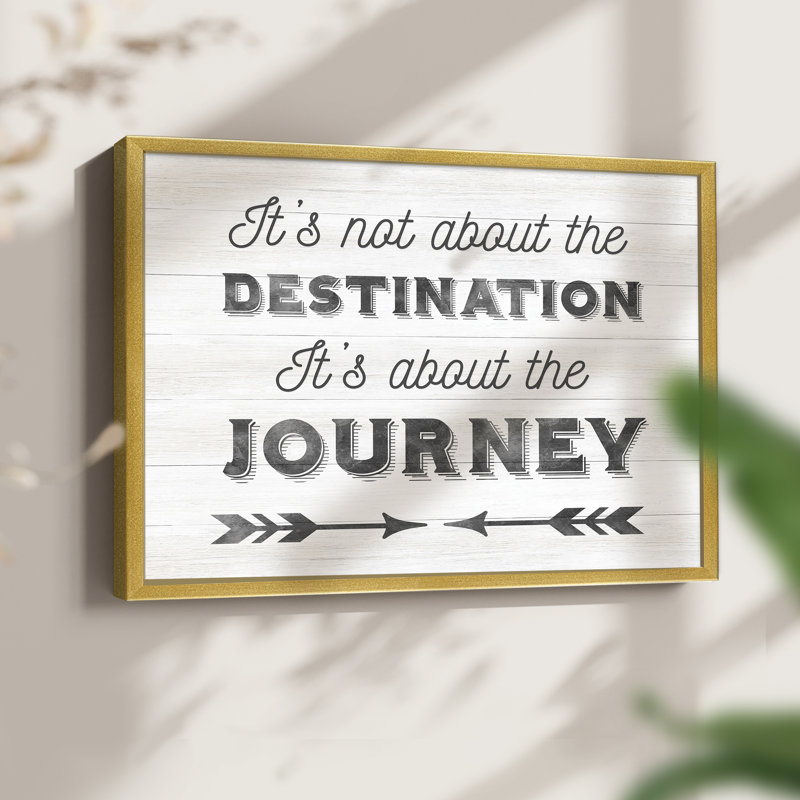 Destination -Framed Print - Restickable, 22" H x 28" W, Gold