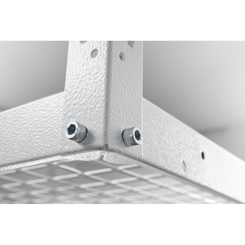 Overhead Gearloft Storage Rack 4X4 Ft, White