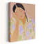 Peaceful Floral Slumber Contemporary Flower Wall Art Print 1 Piece Wrapped Canvas Wall Art-1244234743