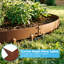Harbour Housewares 5pc Steel Lawn Edging Set - 5m x 16cm - Black