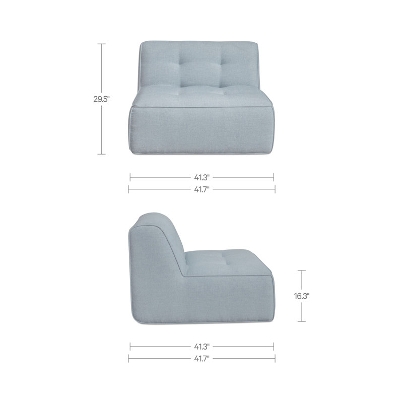 Sunseeker Outdoor Lounge Chair, Light Blue, Polyester