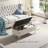 Velvet Fabric  Upholstered Large Storage Rectangular Bench