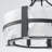 White Mist Cloud Glass Drum Chandelier