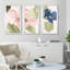 « aquarelle fleuris ii », reproduction de peinture à l’aquarelle à l’impression multi-parties-31707351