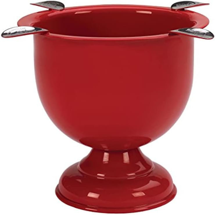 Stinky Cigar Pressed Ashtray, 4 Stirrups, Red