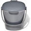 2.8 Gallons Plastic Manual Lift Trash Can