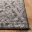 Tapis gris en laine / coton noué à la main Summy-846607301