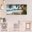 Ensemble de 3 panneaux muraux - Stefan Hefele «South Sea», art mural sur toile pour le salon, la chambre à coucher ou le bureau 